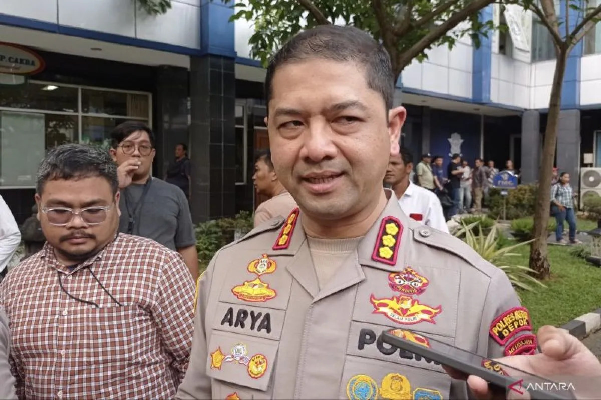 Kapolres Metro Depok, Kombes Pol. Arya Perdana. (ANTARA/Ilham Kausar)