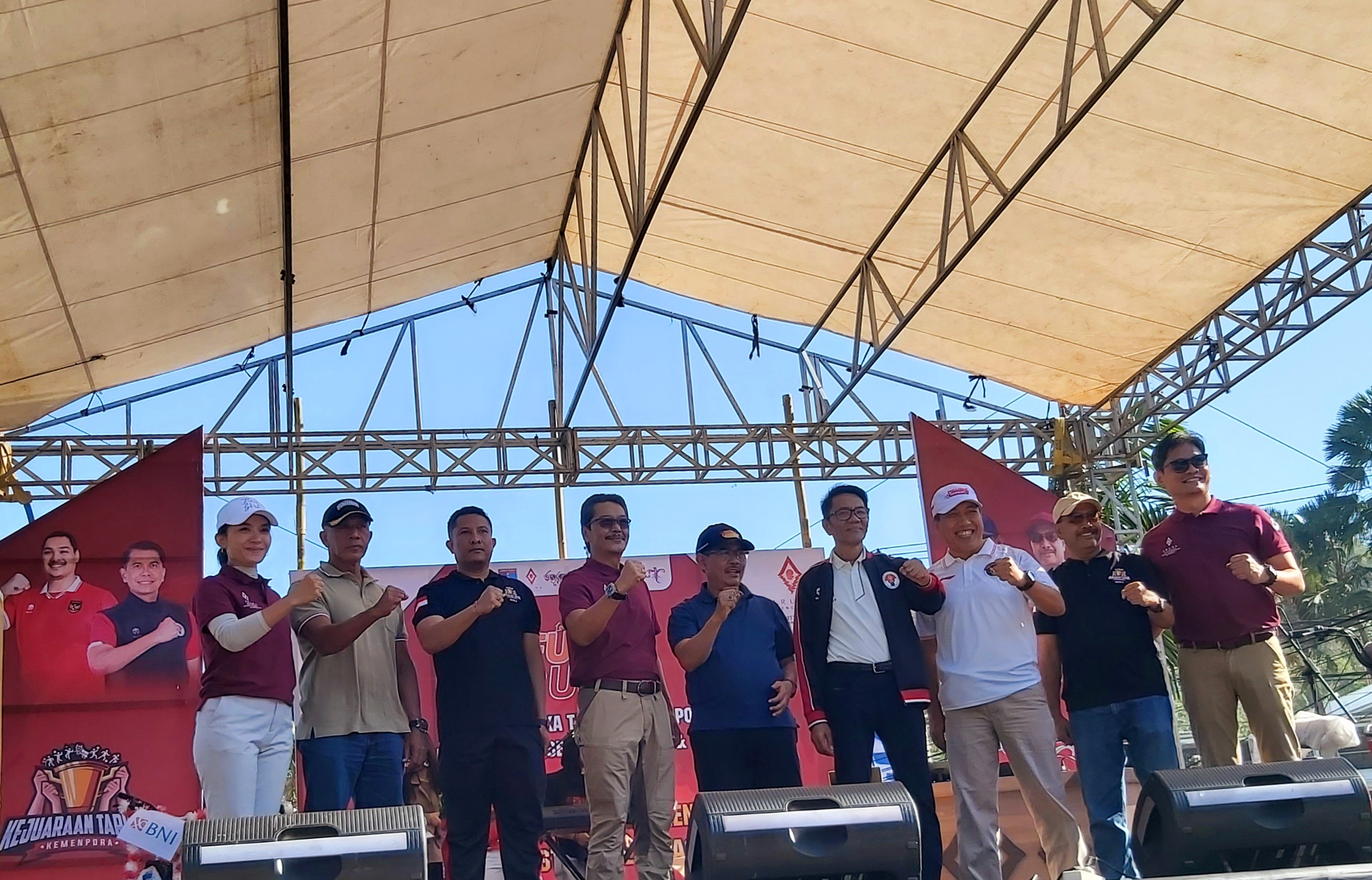 Aruna Senggigi ikut kolaborasi penyelenggaraan Tarkam Kemenpora Fun Run yang terpusat di Senggigi, Lobar.