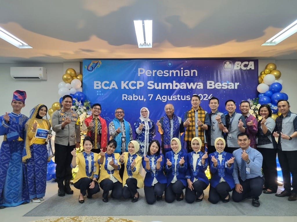 Resmi operasional untuk BCA KCP Sumbawa Besar agar bisa lebih dekat dengan maayarakat.