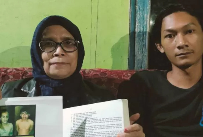 Saka Tatal (kanan), Mantan Terpidana Kasus Pembunuhan Eki & Vina di Cirebon (Radar Tegal)