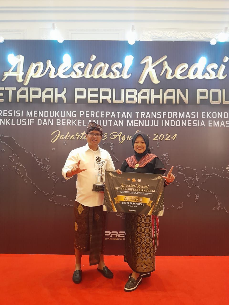 MEMBANGGAKAN: Film produksi Kanwil Kemenkumham NTB berhasil meraih juara kedua pada Lomba Film Pendek dalam rangka HUT Bhayangkara ke-78.