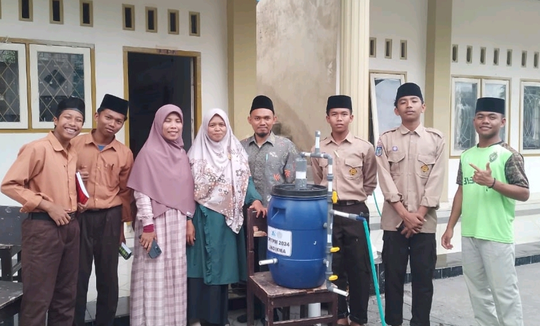 Penunjang sanitasi untuk lingkungan ponpes menunjang kesehatan santri ponpes.