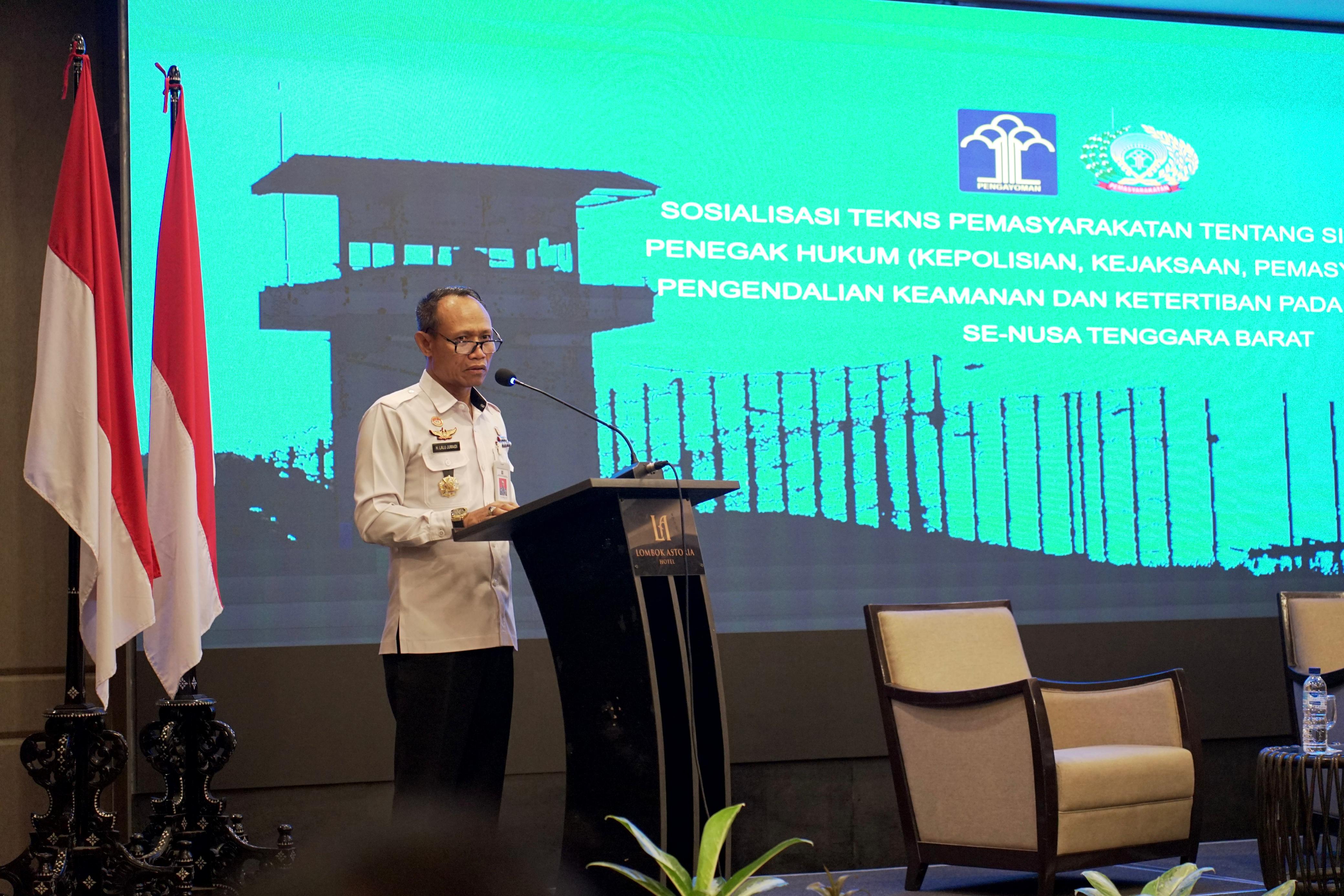 Kabid Pelayanan Tahanan, Kesehatan, Kesehatan, Rehabilitasi, Pengelolaan Barang Sitaan, Barang Rampasan Negara Lalu Jumaidi.