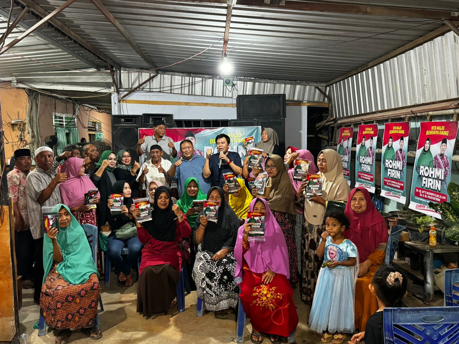 Roadshow Mi6 episode 5 bersama tokoh/masyarakat di Pekat, Dompu dan Empang, Sumbawa Besar, Sabtu (14/9).