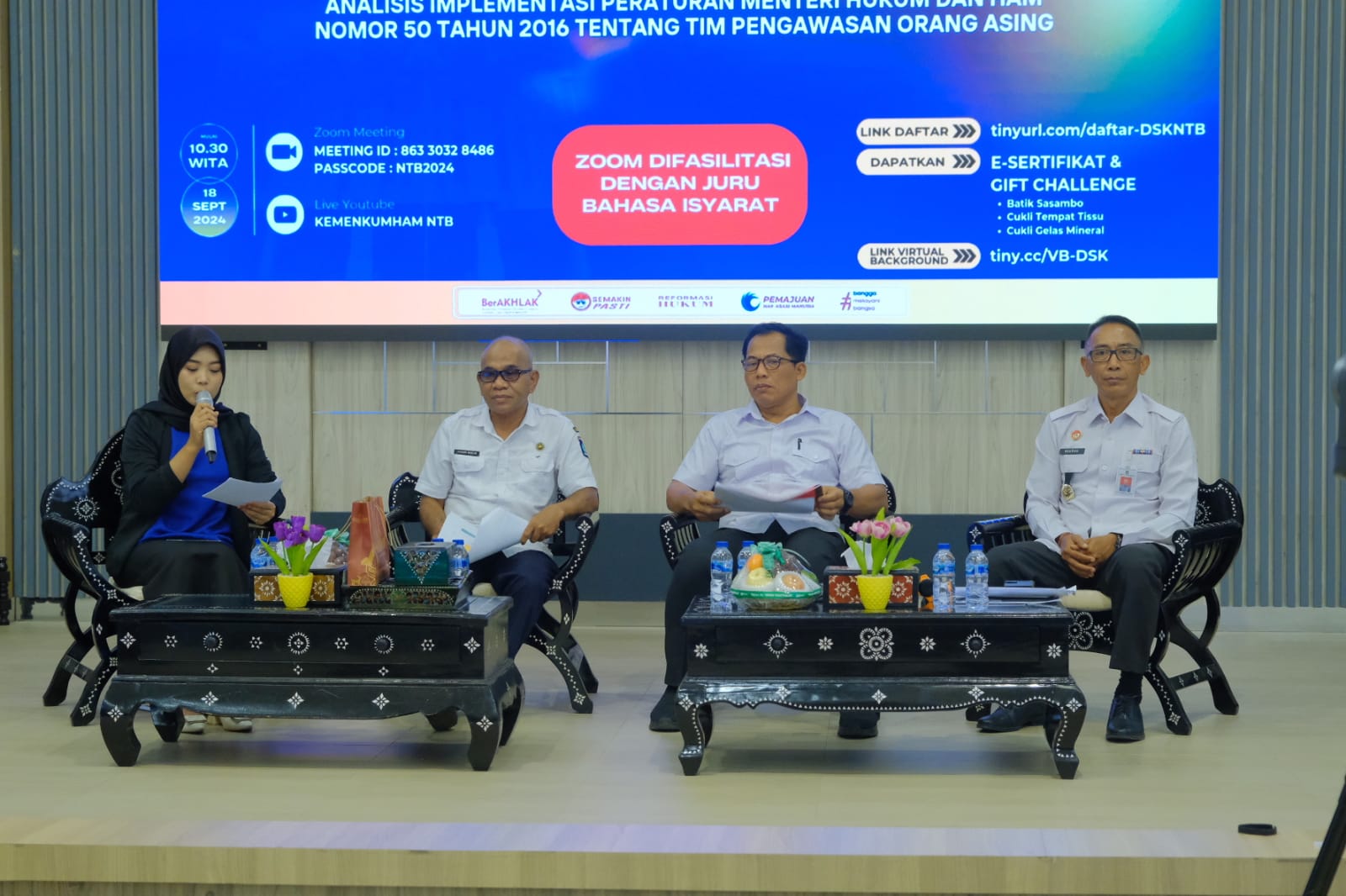 DISKUSI: Suasana diskusi strategi kebijakan dengan mengusung tema