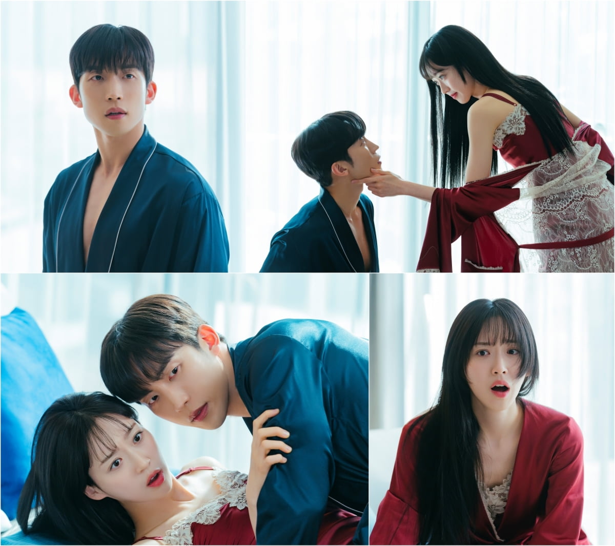 Cuplikan gambar adegan Han Ji Hyun dan Lee Sang Yi dalam drama Spice Up Our Love.