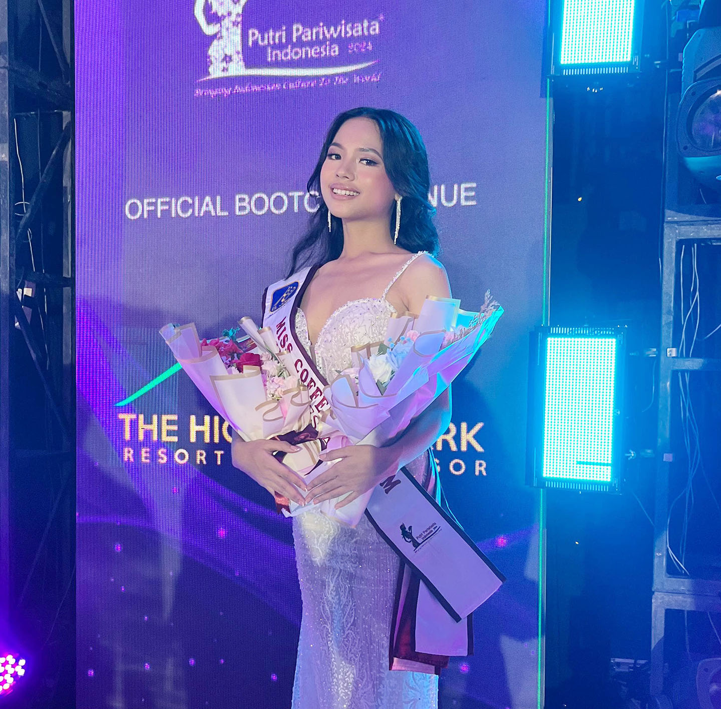 Josephine Artia Gracia terpilih sebagai Miss Coffe Tourism 2024 dalam ajang kontes Putri Pariwisata Indonesia 2024 di grand final Senin malam (30/9).