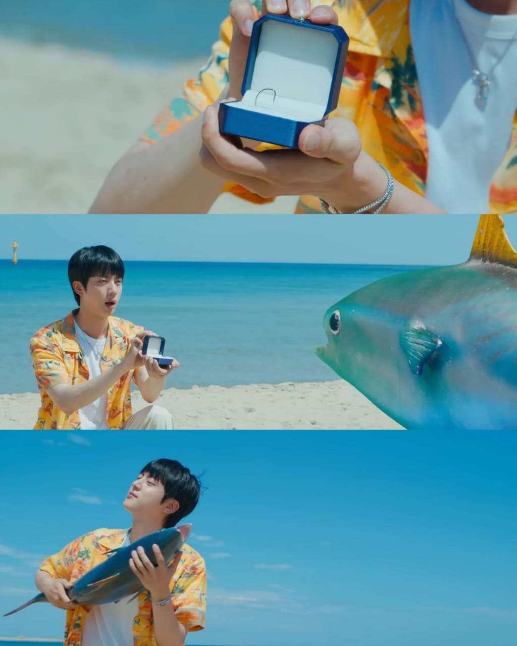 Cuplikan video lagu Super Tuna Seokjin BTS