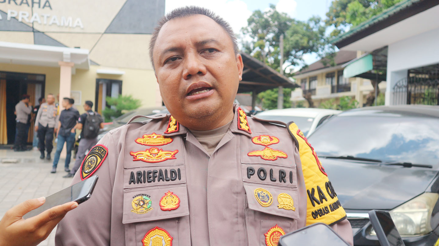 Kapolresta Mataram Kombes Pol Ariefaldi Warganegara.