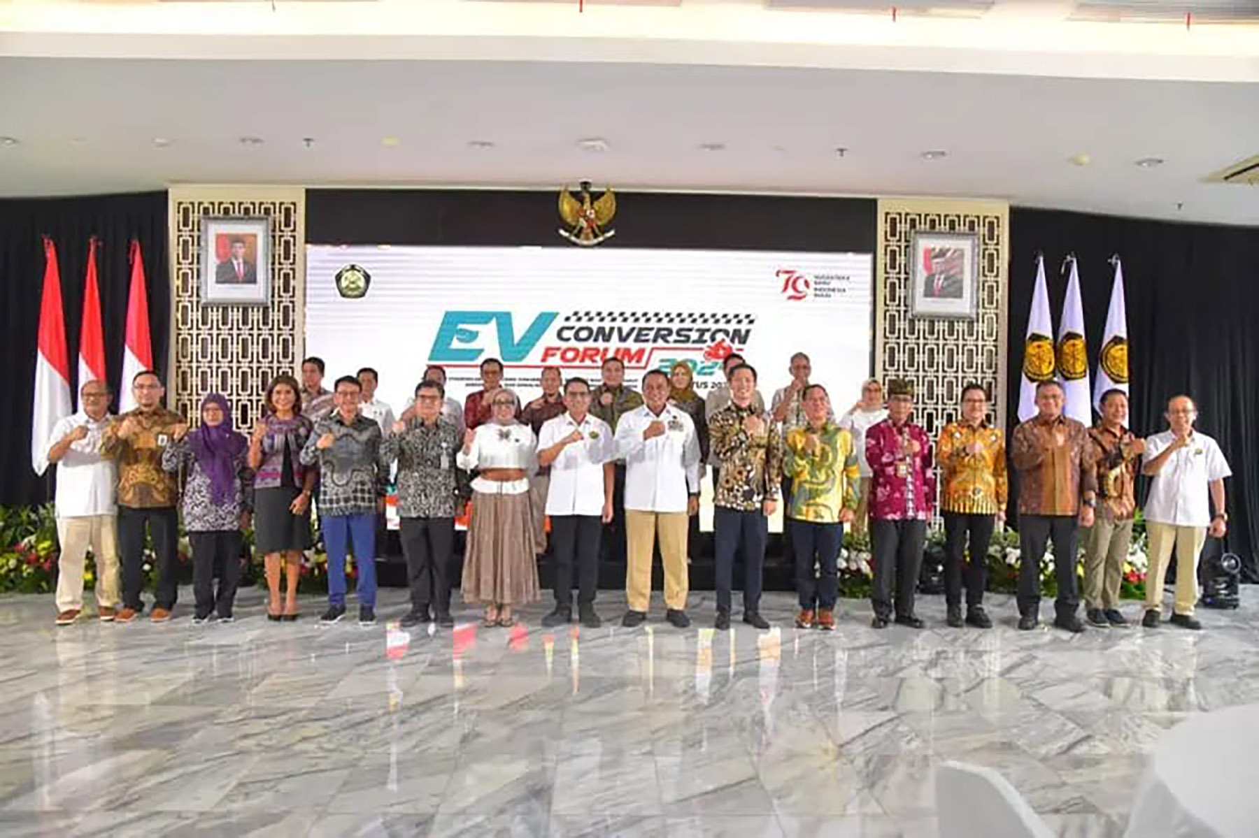 Acara pemberian penghargaan di di Gedung Sarulla Kementerian ESDM pada 22 Agustus 2024.