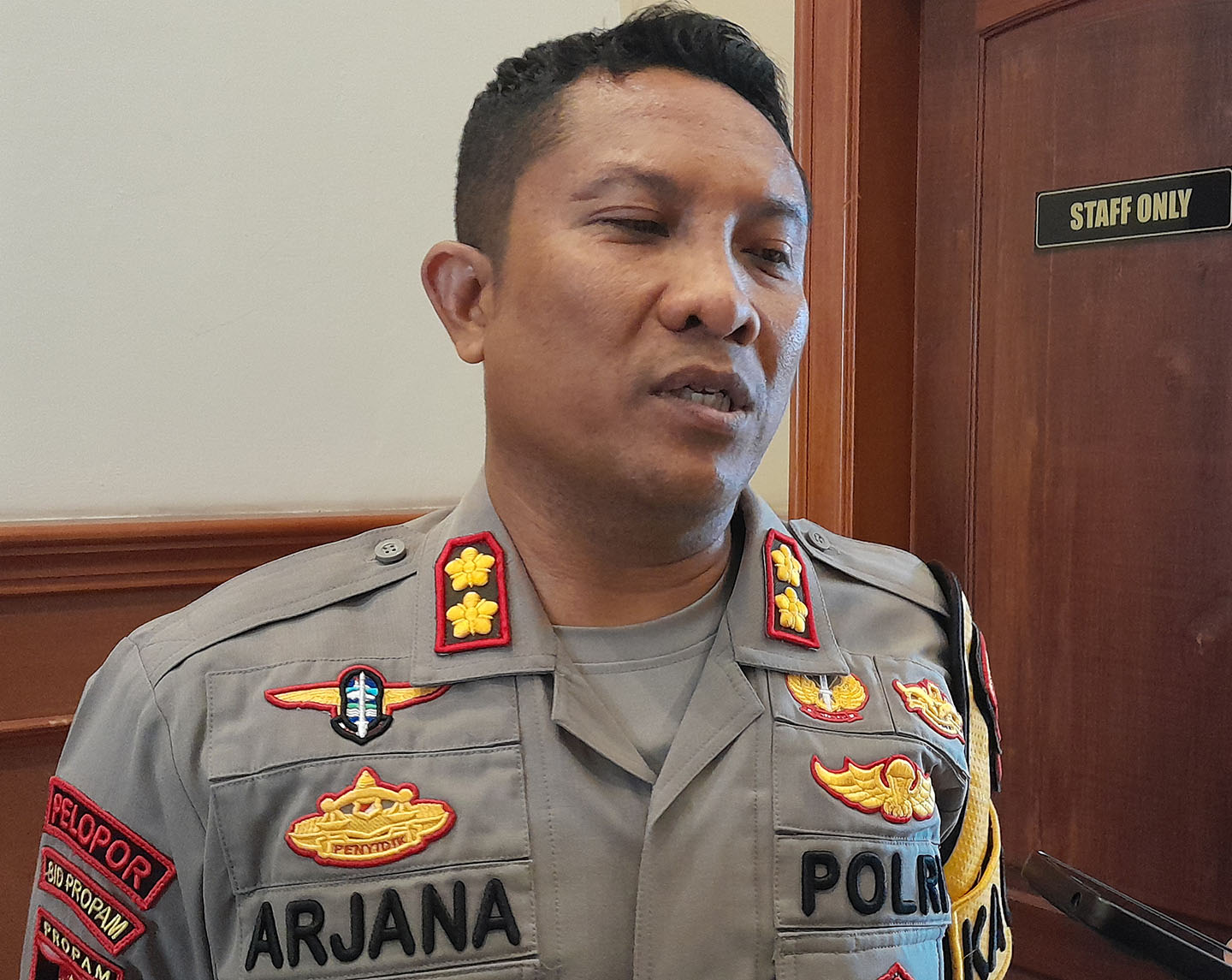 Kapolres Lobar AKBP I Komang Sarjana.