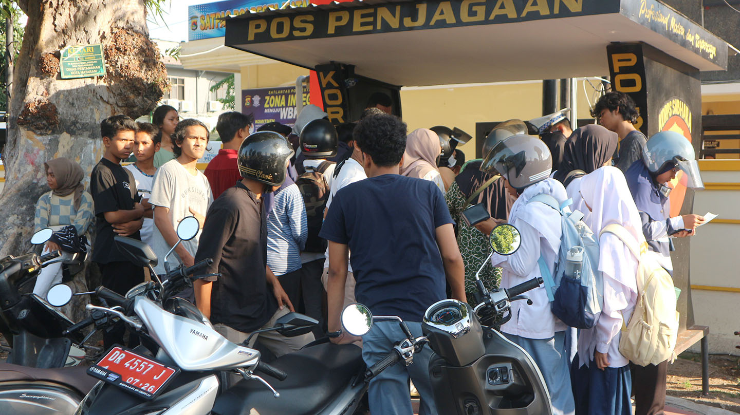 Sejumlah pengendara terjaring Operasi Zebra Rinjani 2024 di wilayah hukum Polresta Mataram.
