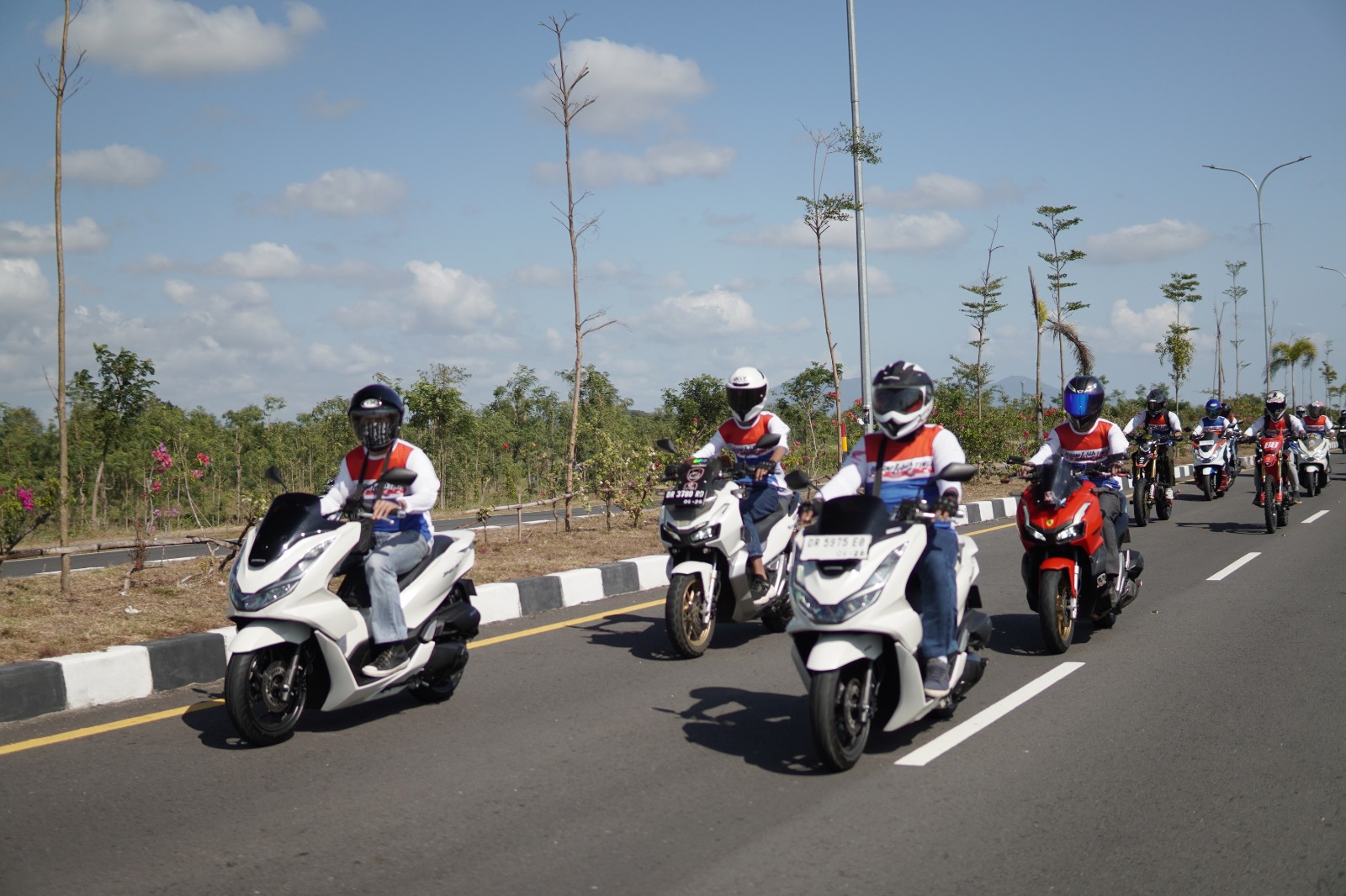 Ilustrasi touring. (Honda for Lombok Post)