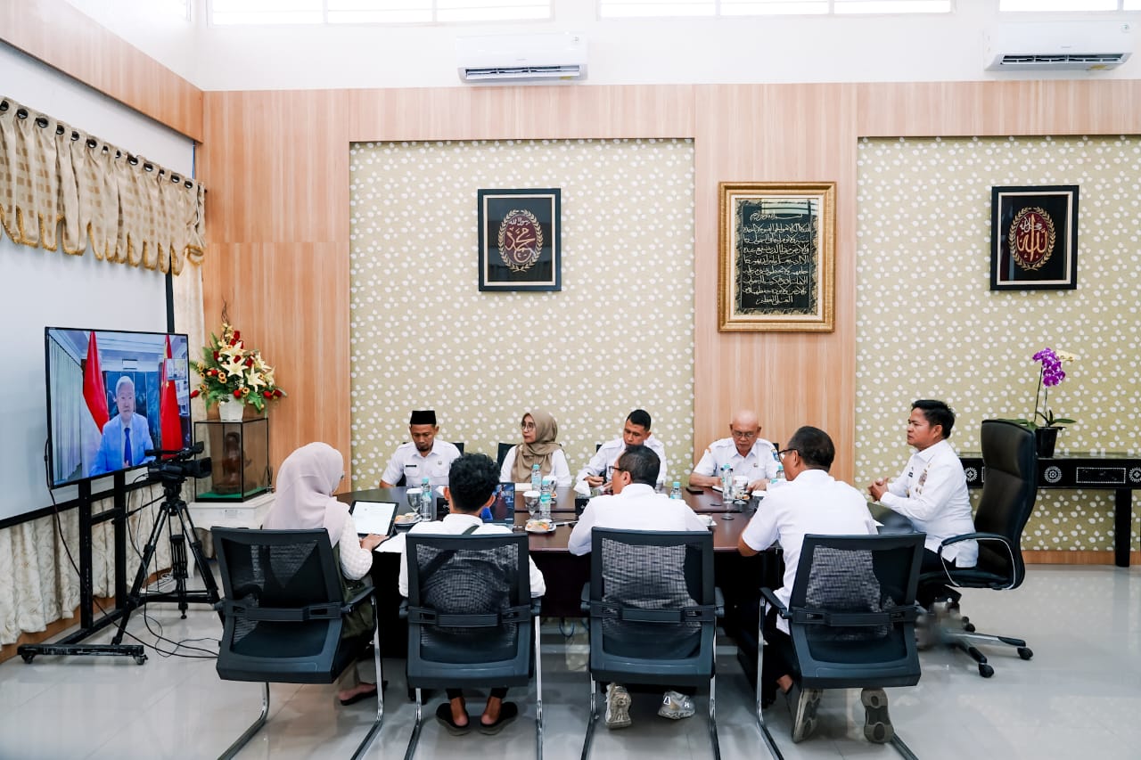 Pj Gubernur NTB Promosikan NTB ke Konsul Jenderal Republik Rakyat Tiongkok di Denpasar secara zoom, Rabu (30/10).