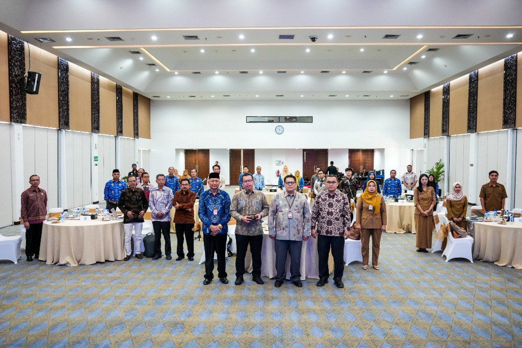 CAPACITY BUILDING: Para peserta kegiatan capacity building Tim Promosi Ekonomi Daerah (TPED), di aula serbaguna Kantor BI NTB.