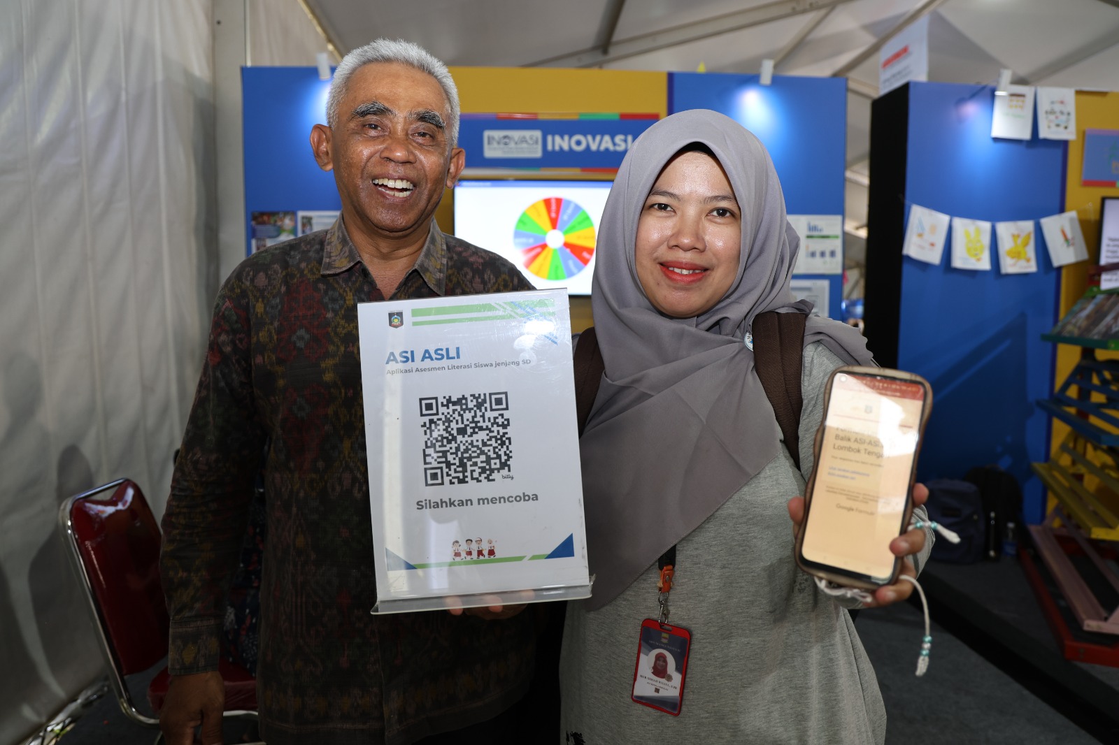 INOVASI DAERAH: Aplikasi ASI ASLI yang dikembangkan TALK Loteng ini adalah pemenang lomba SINOVA di Lombok Tengah.