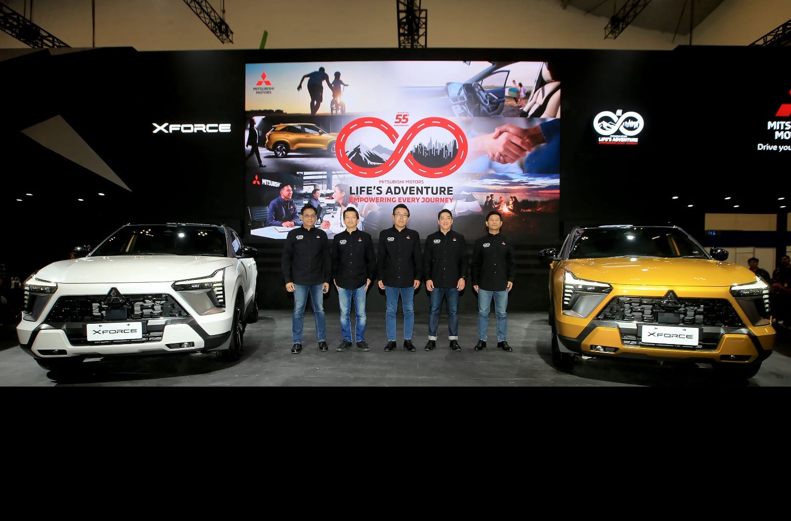 RESMI DILUNCURKAN: PT Mitsubishi Motors Krama Yudha Sales Indonesia memperkenalkan varian terbaru dari model Mitsubishi Xforce, yakni Mitsubishi Xforce Ultimate with Diamond Sense di MUF GJAW 2024