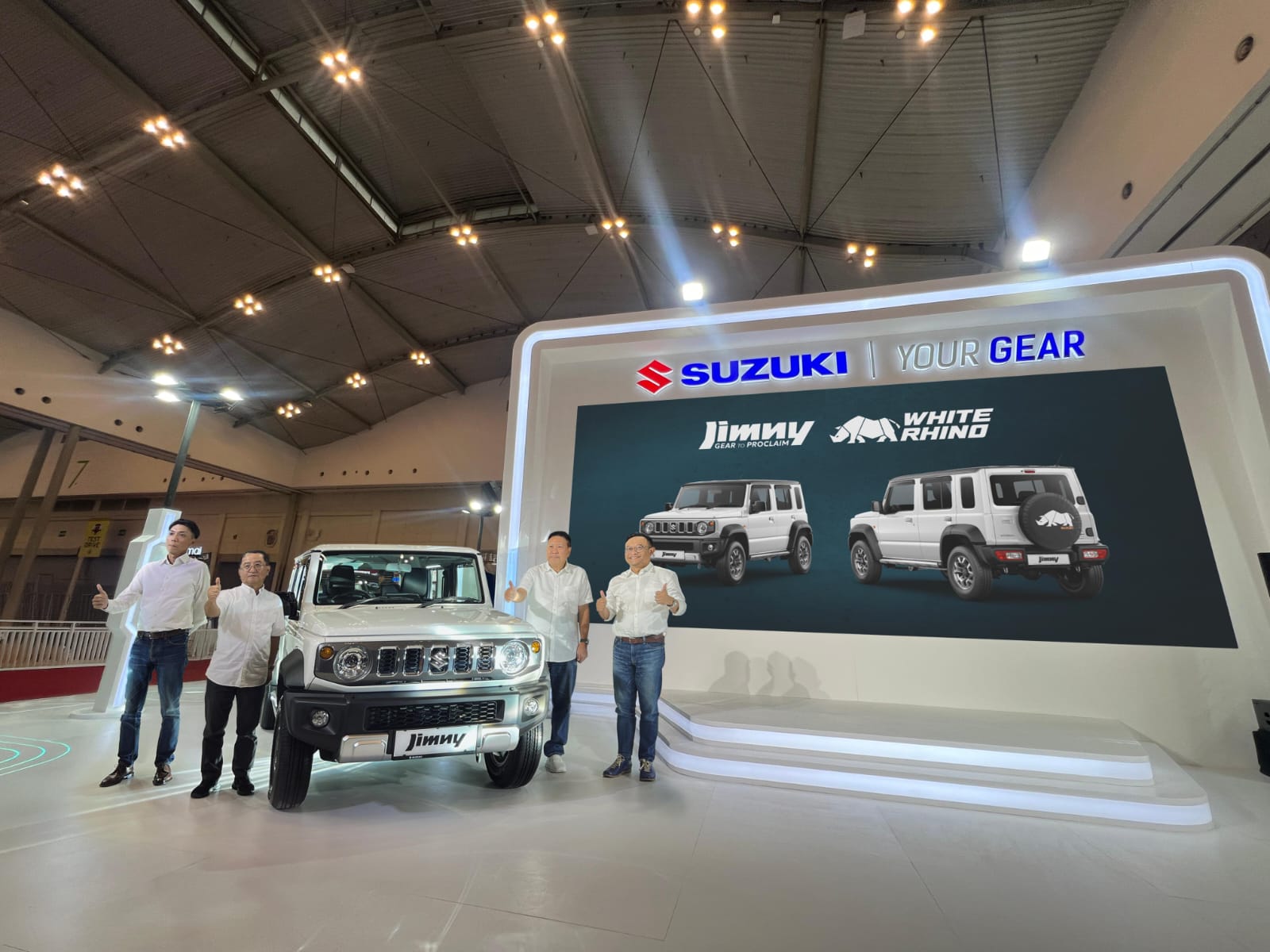 VARIAN TERANYAR: Jimny 5-door White Rhino Edition resmi diluncurkan pada event GJAW 2024.