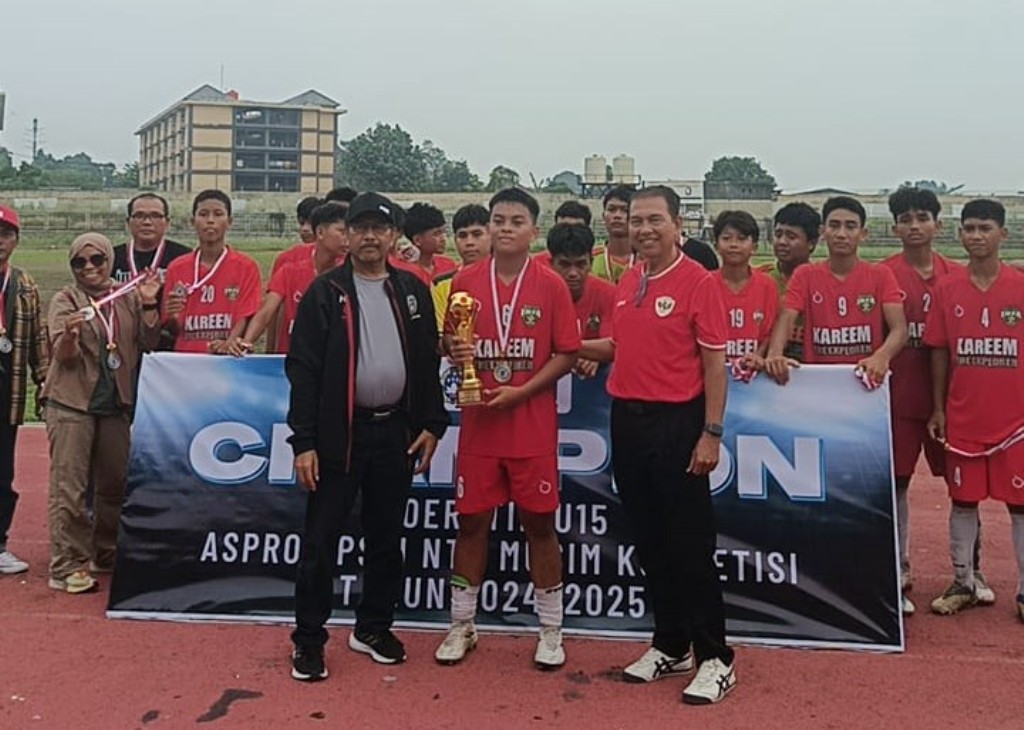 Mandalika FC menjuarai Piala Soeratin U-15 usai mengalahkan INFA pada partai final, Senin (25/11).