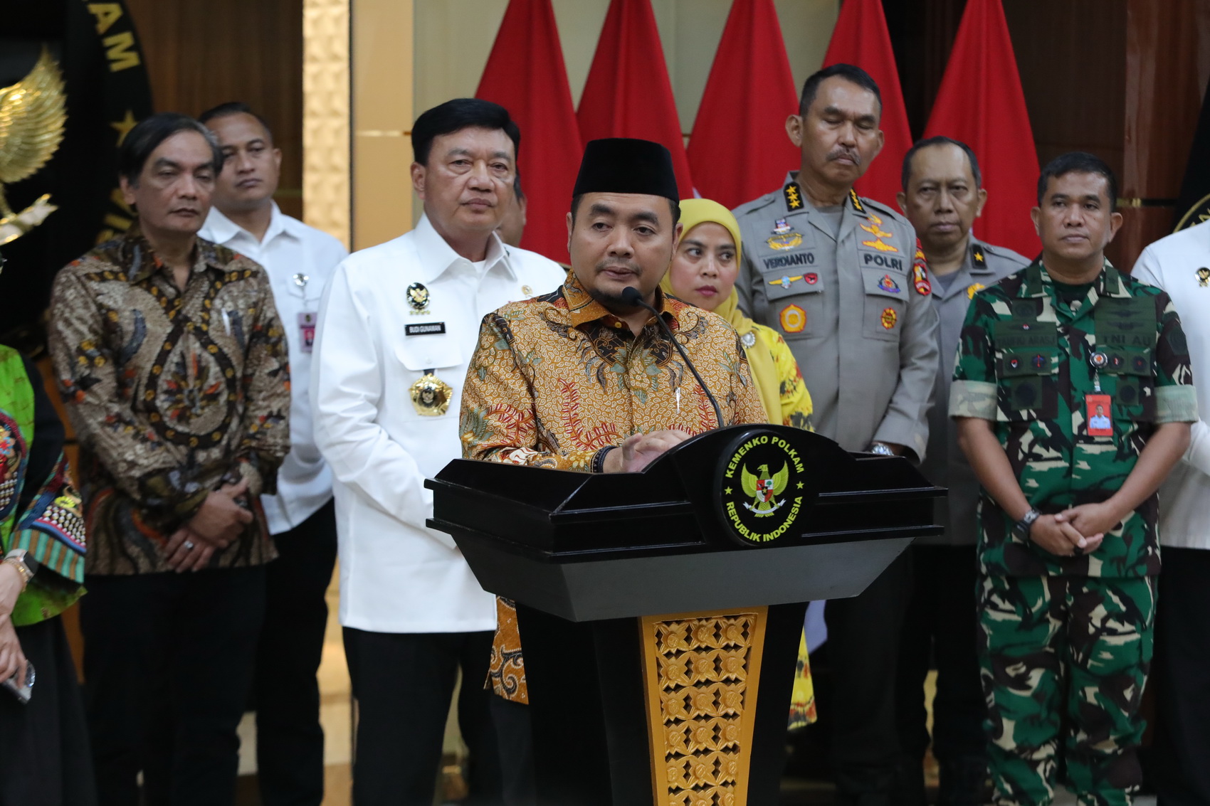 Ketua KPU Mochammad Afifuddin saat memaparkan persiapan Pilkada Serentak 2024.