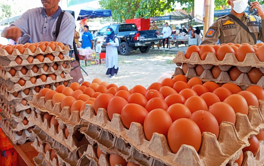 BAHAN PANGAN: Telur menjadi salah satu sumber protein hewani yang memiliki rasa yang lezat, mudah dicerna, dan bergizi tinggi, tak heran bahan makanan hewani banyak dikonsumsi masyarakat.