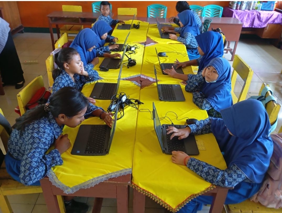 ASESMEN: Murid SD di Kota Mataram saat melaksanakan asesmen nasional 2024, belum lama ini.