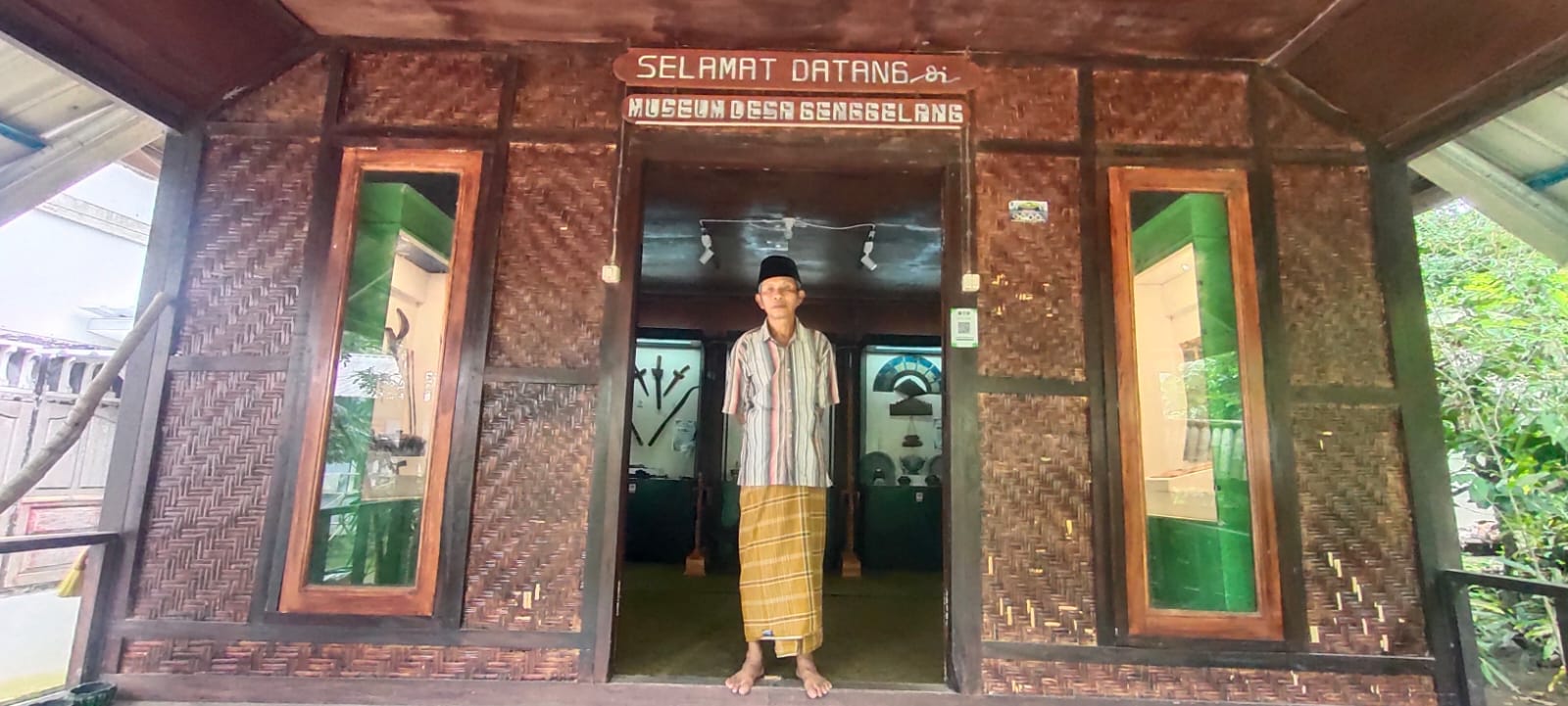 SIMPAN BENDA BERSEJARAH: Bangunan Museum Genggelang yang tampak sederhana.