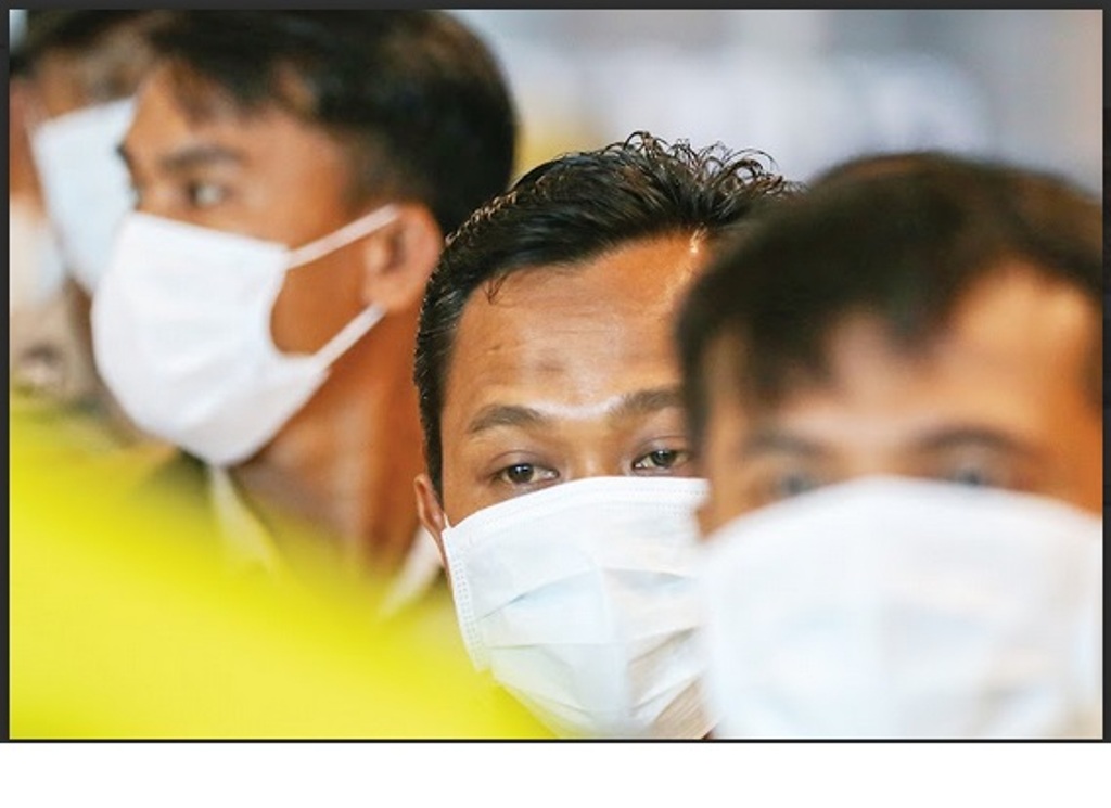 GUNAKAN MASKER: Masyarakat diimbau untuk menggunakan masker pelindung antisipasi penyebaran virus HMPV.&nbsp;