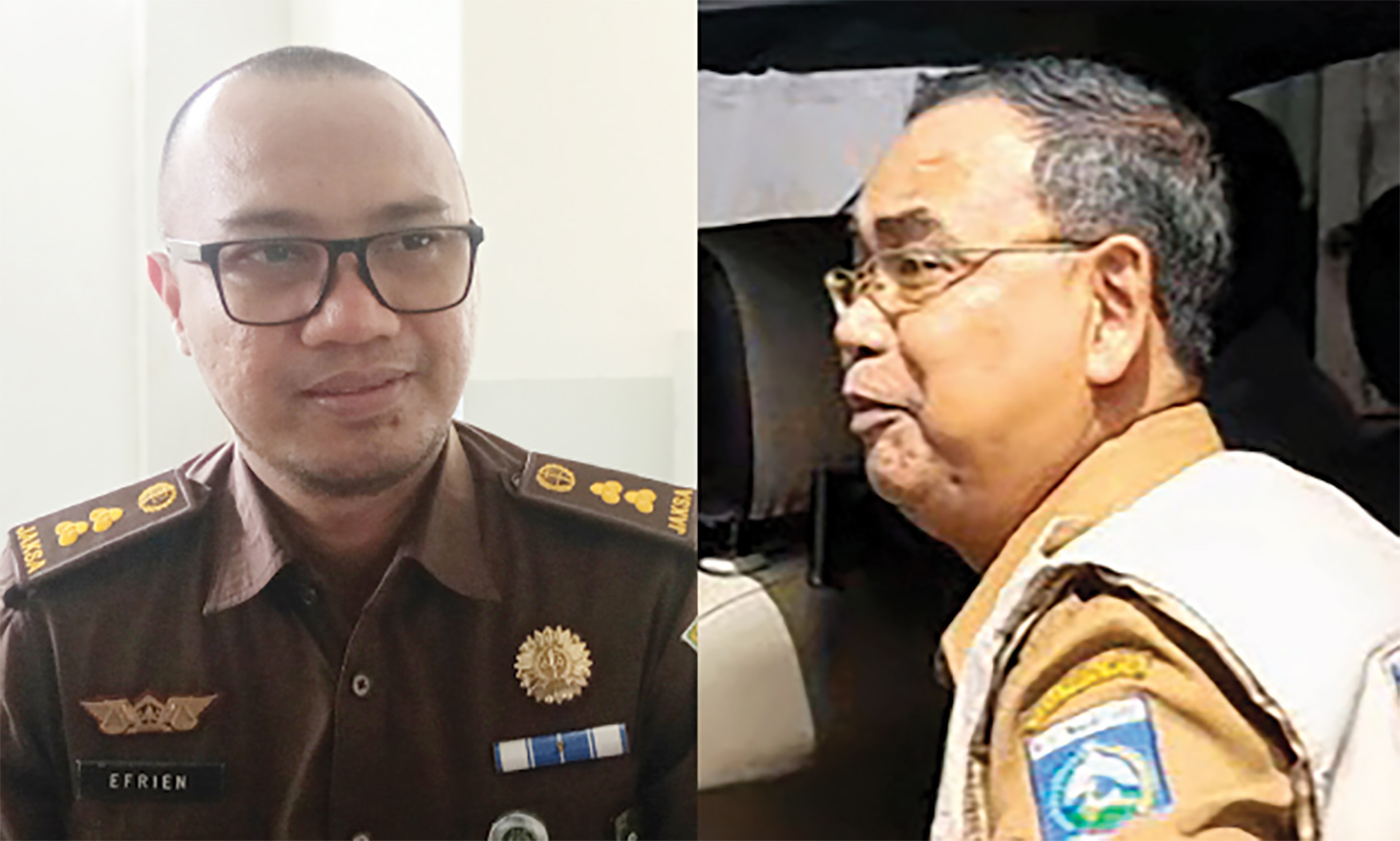 Efrien Saputra (kiri) dan Aidy Furqan.