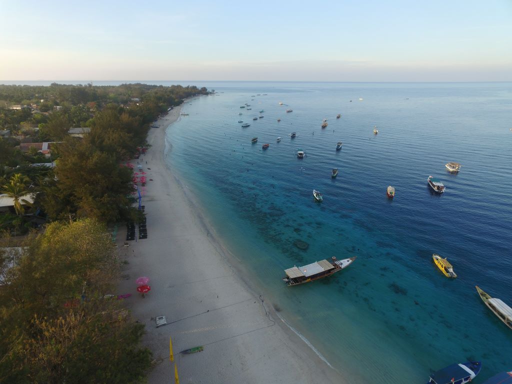 DESTINASI TOP: Dinas Perhubungan NTB bakal menerapkan retribusi melalui tiket penyeberangan dari Pelabuhan Bangsal menuju Gili Trawangan, Meno, dan Air di Lombok Utara.