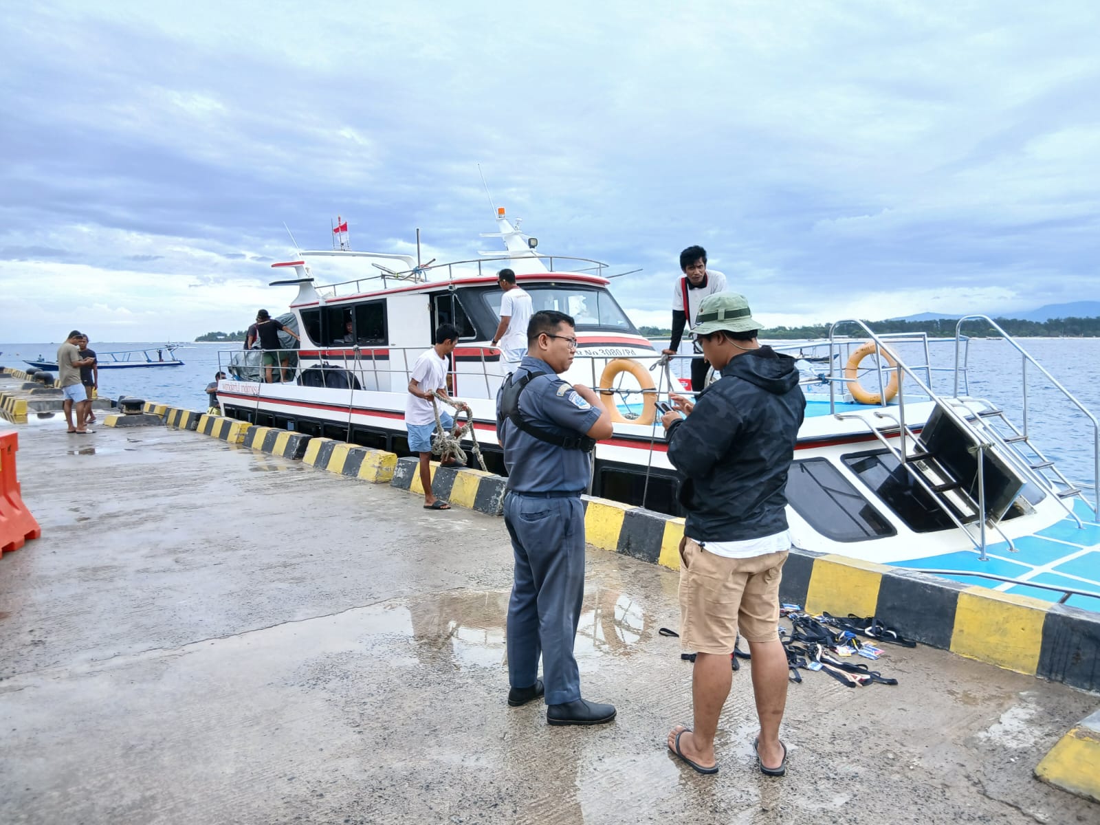 BERAKTIVITAS: Kapal tujuan Bali sudah diizinkan melakukan pelayaran kemarin karena cuaca berangsur normal