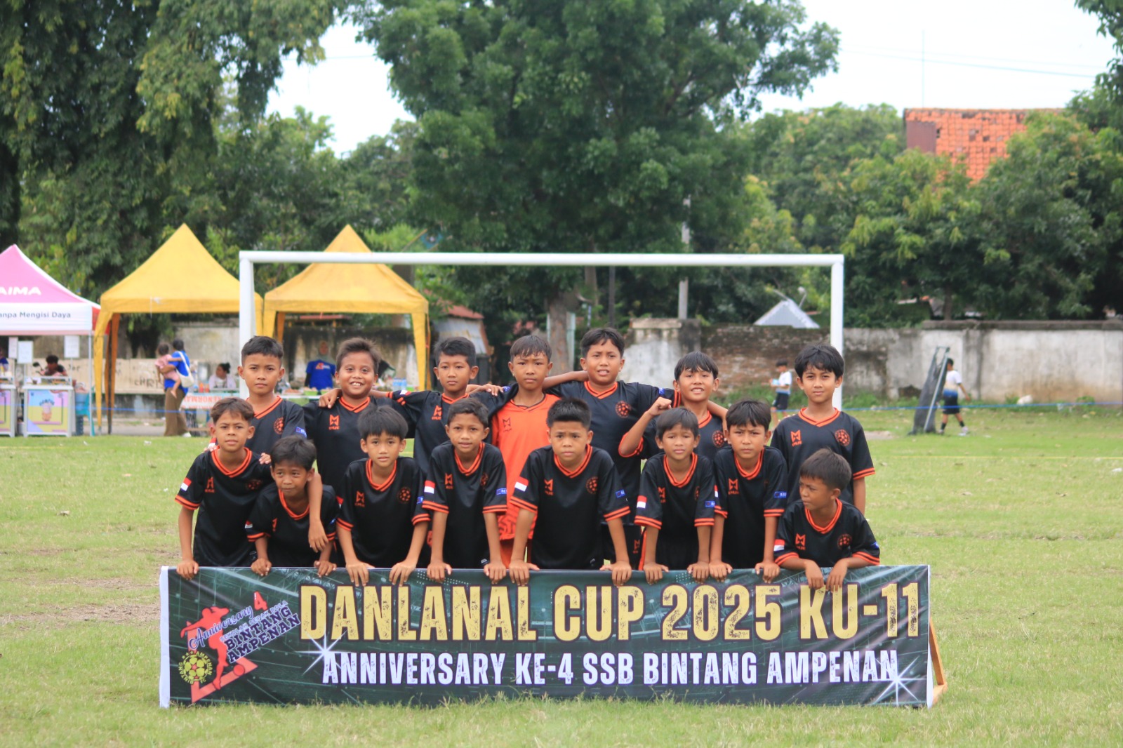 Bintang Ampenan siap bertanding dalam Danlanal Cup 2025.