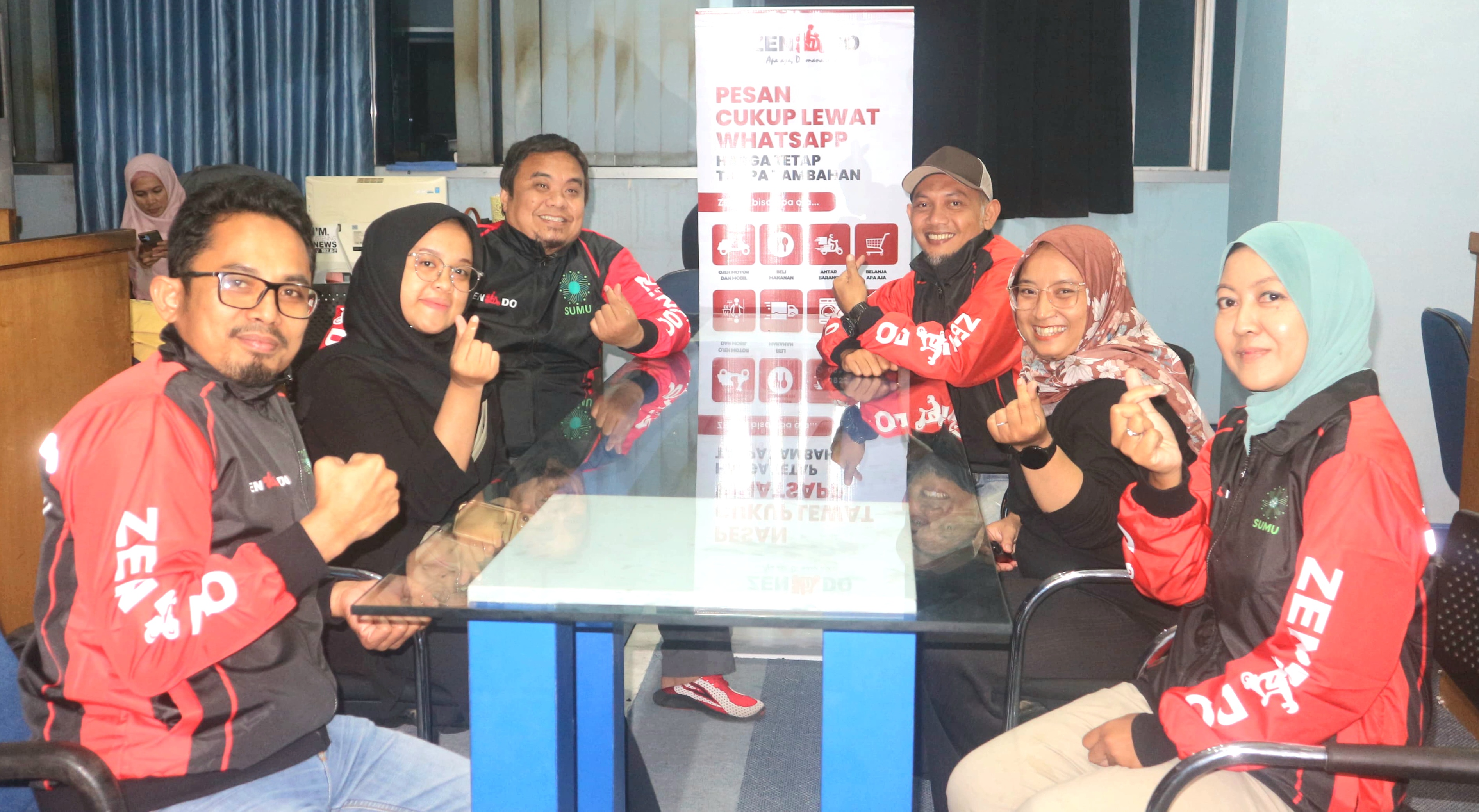 Alumni Assalaam bersama Founder dan CEO Zendo Lutfy Azizah.