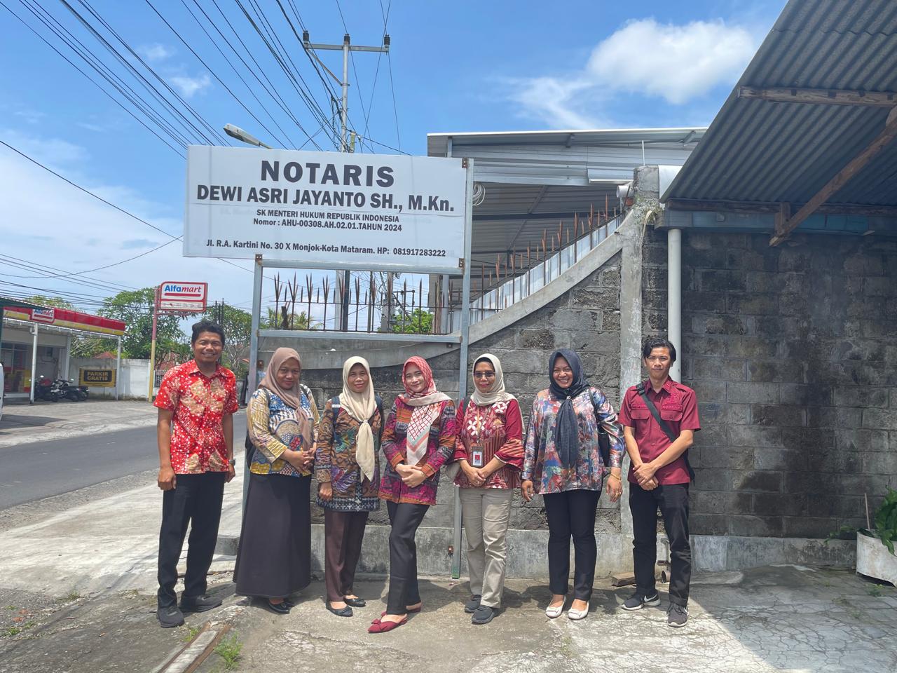 AUDIENSI: , Kanwil Kemenkum NTB melaksanakan audiensi Kenotariatan pada 5 (Lima) orang notaris, Rabu (27/3).