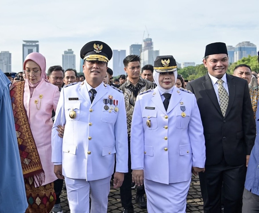 RESMI MENJABAT: Lalu Muhammad Iqbal dan Indah Dhamayanti Putri telah resmi menjadi Gubernur dan Wakil Gubernur NTB periode 2025-2030.