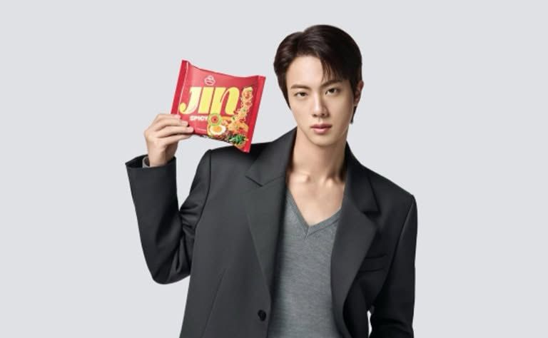 JIN BTS sebagai Global Ambassador Jin Ramen