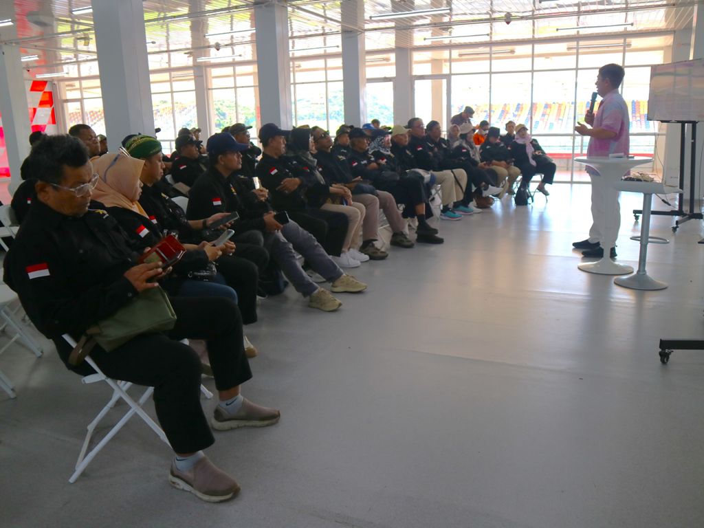 MASUK LIST: Ratusan pemilik travel agent dari Jawa Tengah menyimak penjelasan materi dan ragam event yang akan digelar MGPA di Sirkuit Internasional Mandalika, Kamis (6/3).
