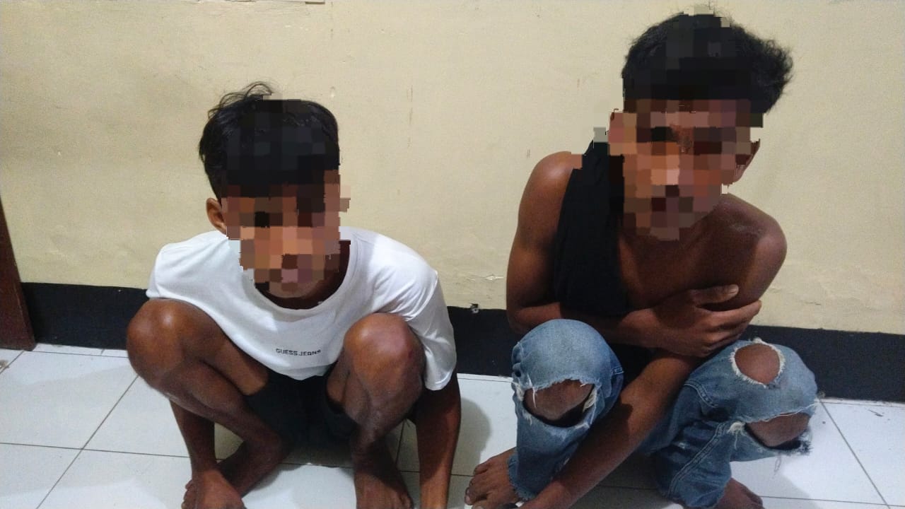 Dua pelaku jambret berhasil diamankan polisi saat melancarkan aksinya menjelang waktu berbuka puasa, Selasa (11/3).