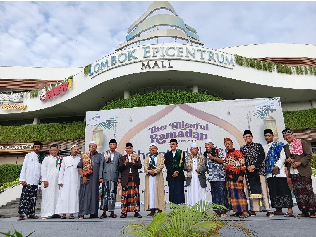 SUKSES TERSELENGGARA: LEM dan PHBI Taman Indah sukses gelar Salat Idul Fitri 1446H di parkir timur, Senin (31/3).