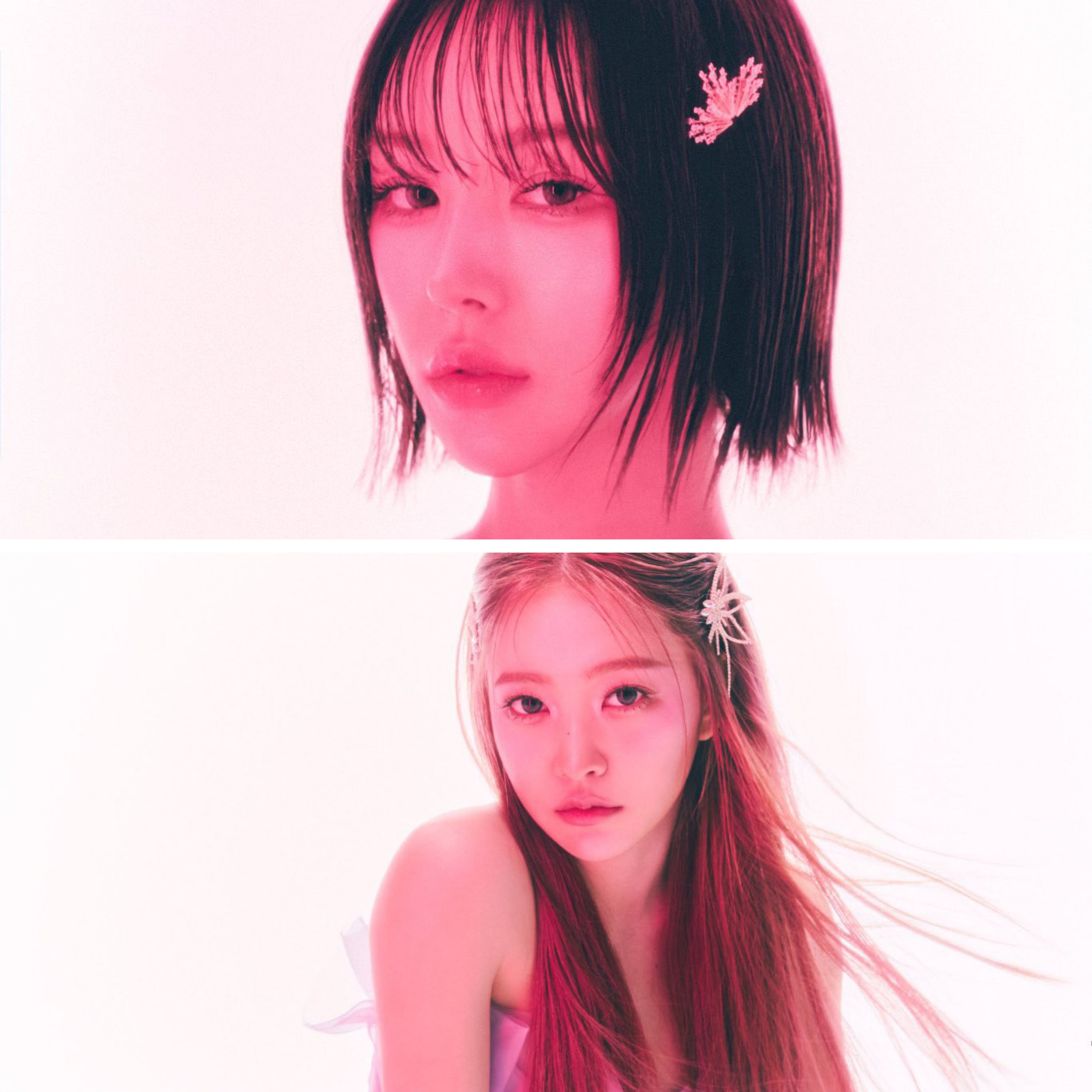 Wendy dan Yeri melakukan photoshoot dalam comeback Red Velvet beberapa waktu lalu