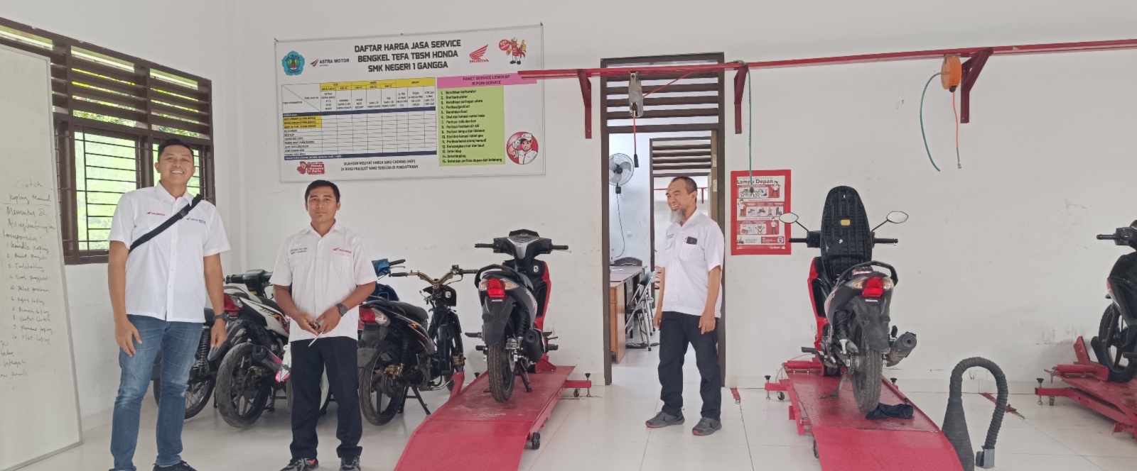 Lanjutkan kerja sama vokasi dengan sekolah binaan Honda.