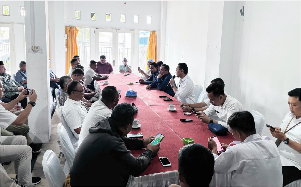 PERKUAT SILATURAHMI: Acara halalbihalal yang digelar DPD Apjati NTB dihadiri klinik sarana kesehatan PMI, BP3MI, hingga Dinas Tenaga Kerja NTB, Rabu (9/4).