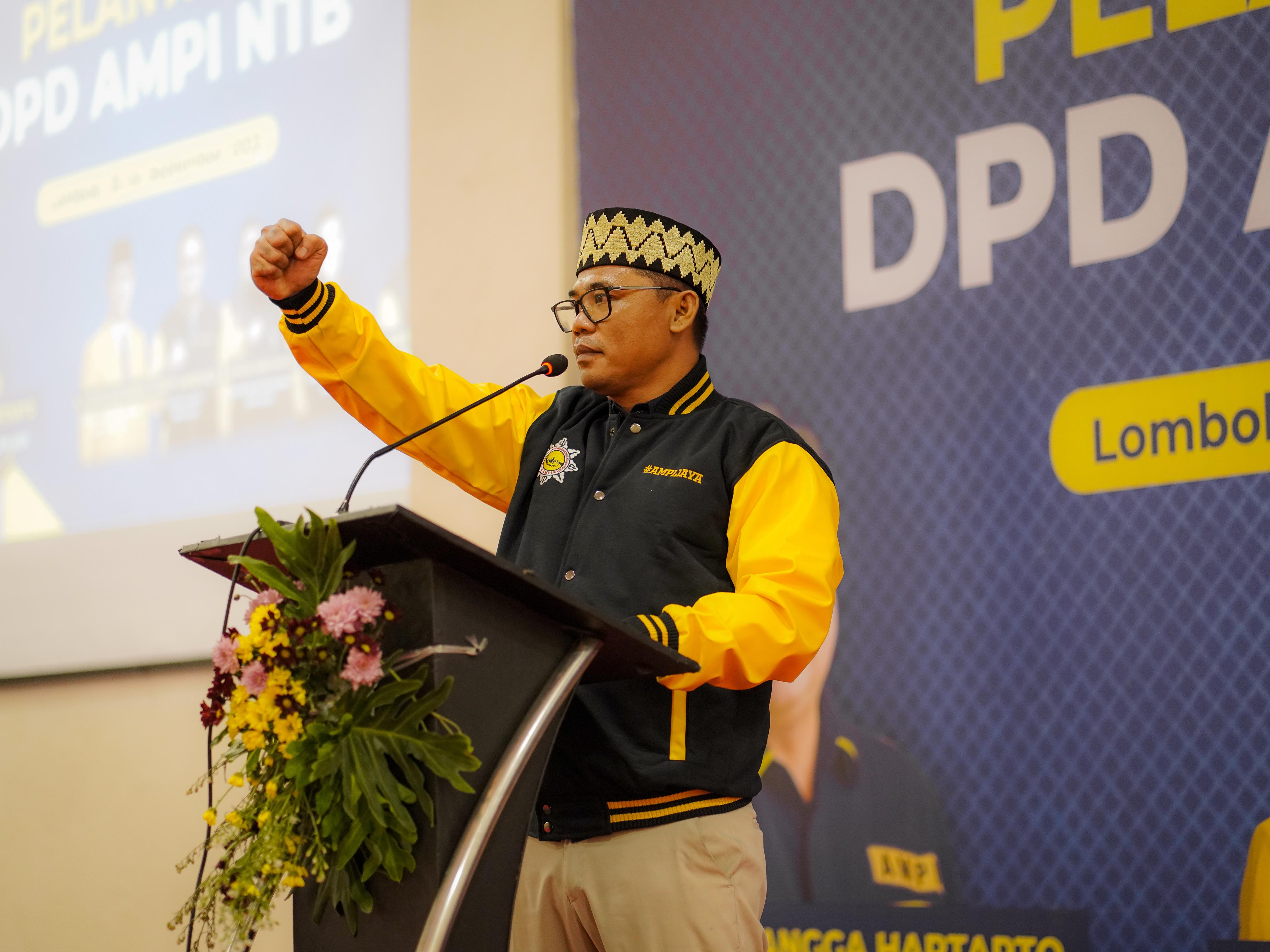 Ketua DPD Angkatan Muda Pembaharuan Indonesia (AMPI) NTB Rino Rinaldi SH.
