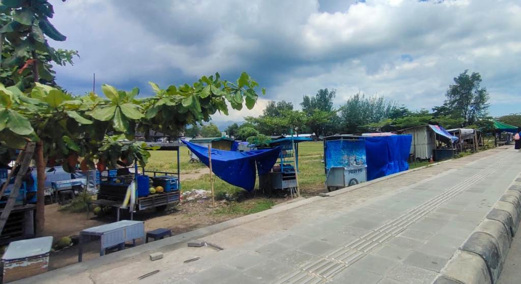 TAHAP PERTAMA: Penataan Taman Kota Tanjung ditarget dimulai pertengahan Mei.