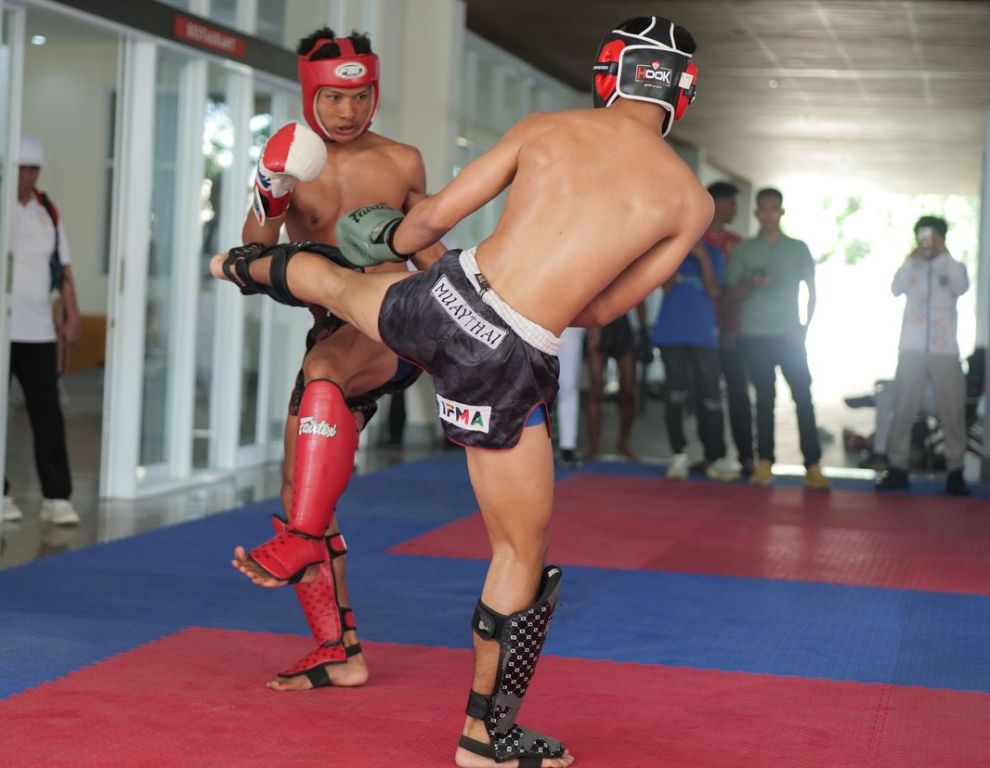 SUDAH DITETAPKAN: Cabor muaythai menjadi salah satu cabor yang dipertandingkan pada Porprov 2026 mendatang.