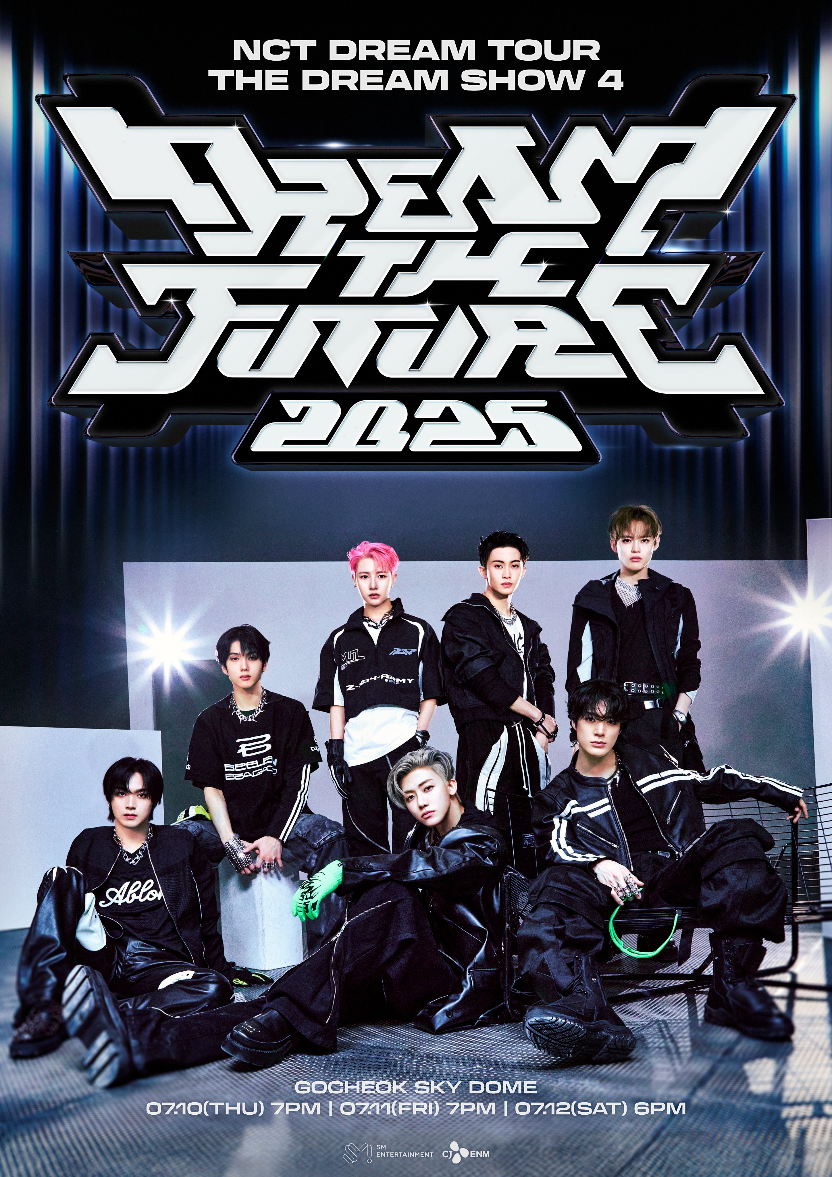 Poster tur konser NCT DREAM di Seoul pada 10-12 Juli mendatang.