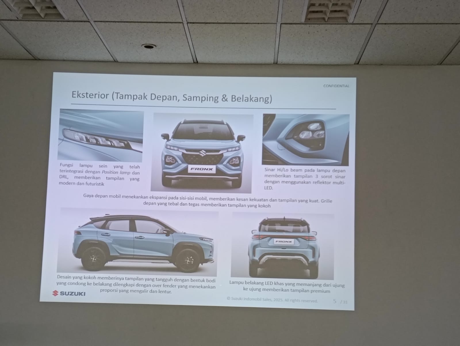 fitur dari Suzuki Fronx