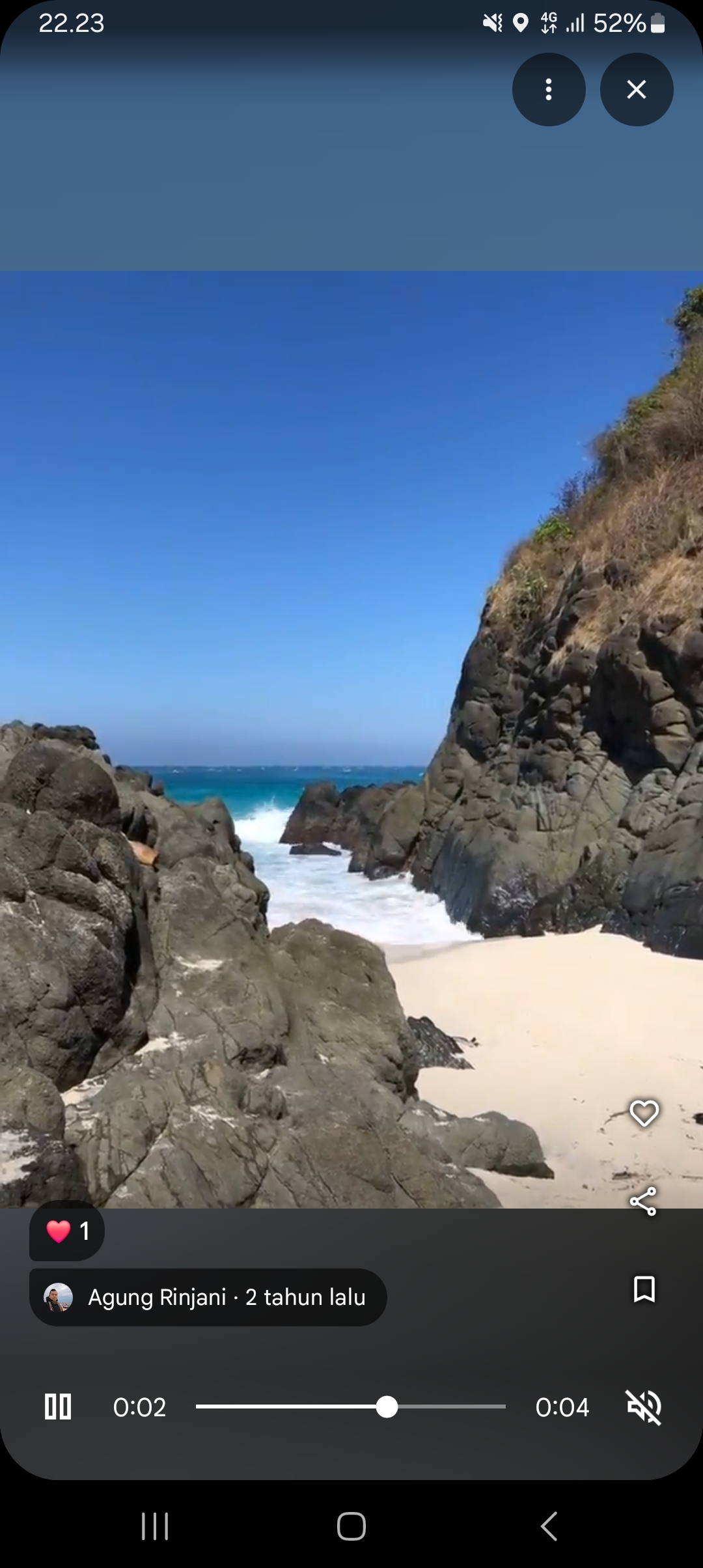 Pantai ketapak masuk ke dalam tempat wisata di Lombok yang tersembunyi