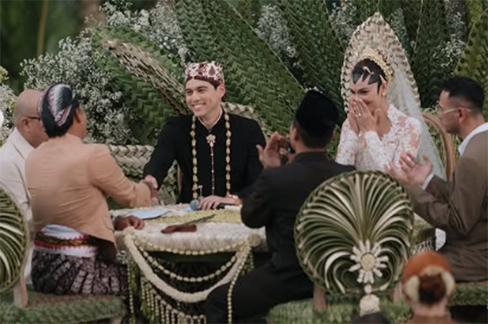 Luna Maya menikah dengan Maxime Bouttier di Bali, Rabu, 7 Mei 2025.