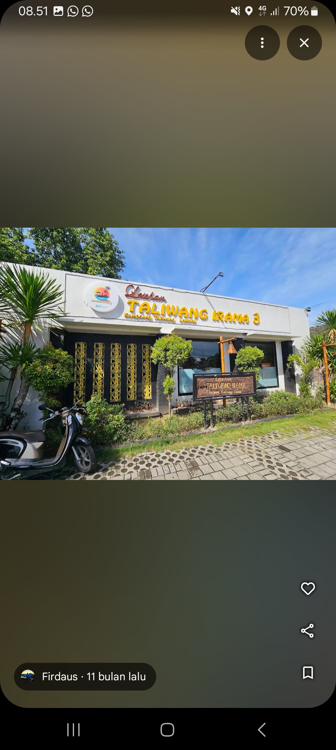 Taliwang Irama 3 jadi tempat nongkrong pilihan di Mataram Lombok